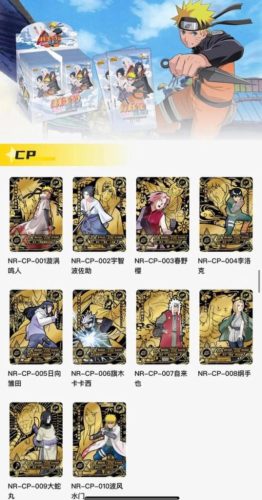 Naruto T2.5 booster (csomag)