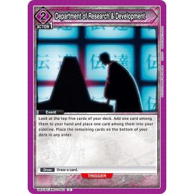 (UE01BT/BLC-1-063) Department of Research & Development 