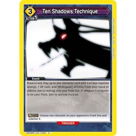 (UE03BT/JJK-1-033) Ten Shadows Technique