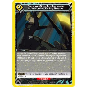   (UE12BT/KJ8-1-040) Squadron-Style Axe Techique Number One: Falling Thunder