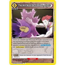 (UEX04BT/HTR-2-032) The Win Must Be Flawless,Right?